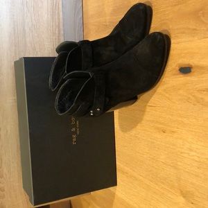 Rag and Bone Suede Harlow booties
